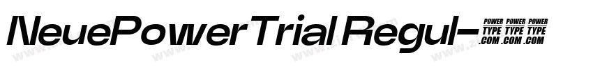NeuePowerTrial Regul字体转换 NeuePowerTrial Regul字体转换